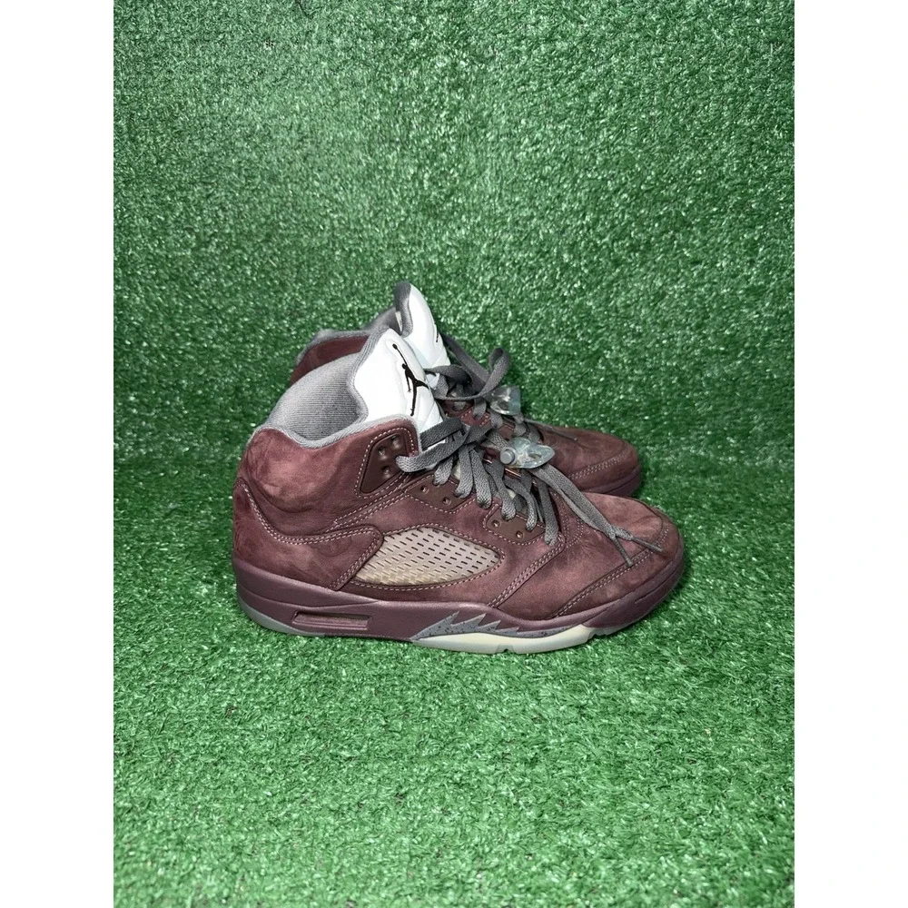 Air Jordan 5 Retro Burgundy Mens Size 8 Basketball Shoes Sneakers DZ4131-600